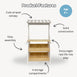 Little Grocer Bundle with Grocer Stand and Grocer Basket