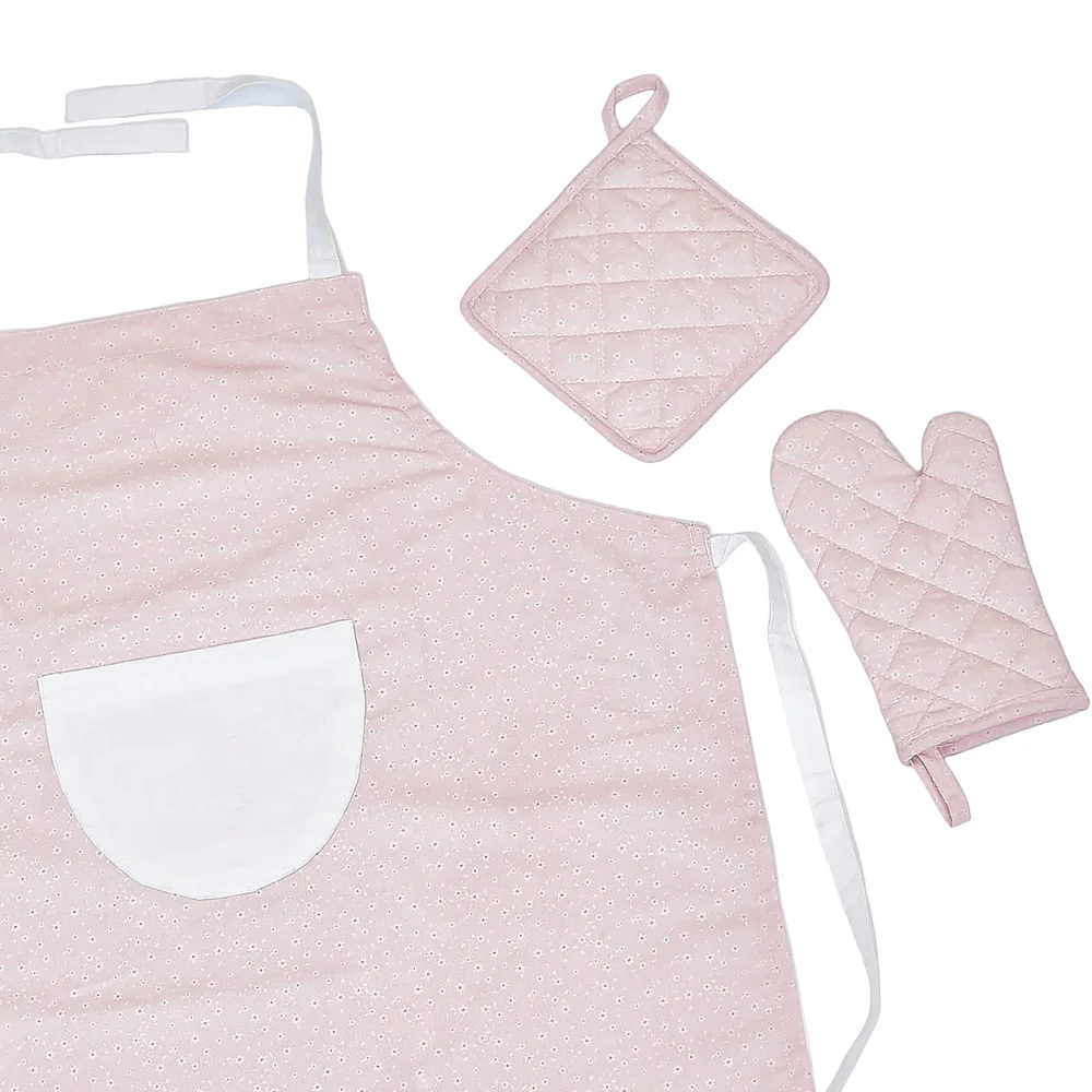 Little Helper Bundle with Learning Tower (Natural) and Apron & Oven Glove Set