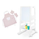 Little Helper Learning Tower (White) with Apron & Oven Glove Set