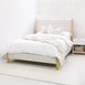 Madden Upholstered Bed - Nordic Latte Double