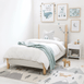 Madden Upholstered Bed - Nordic Latte King single
