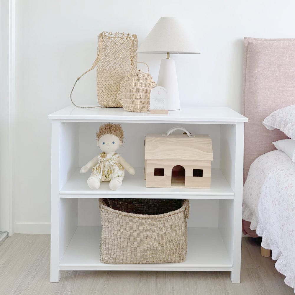 MICAH Low Bookshelf White