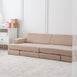 Modular Kids Play Sofa - 12 Piece Set Nougat