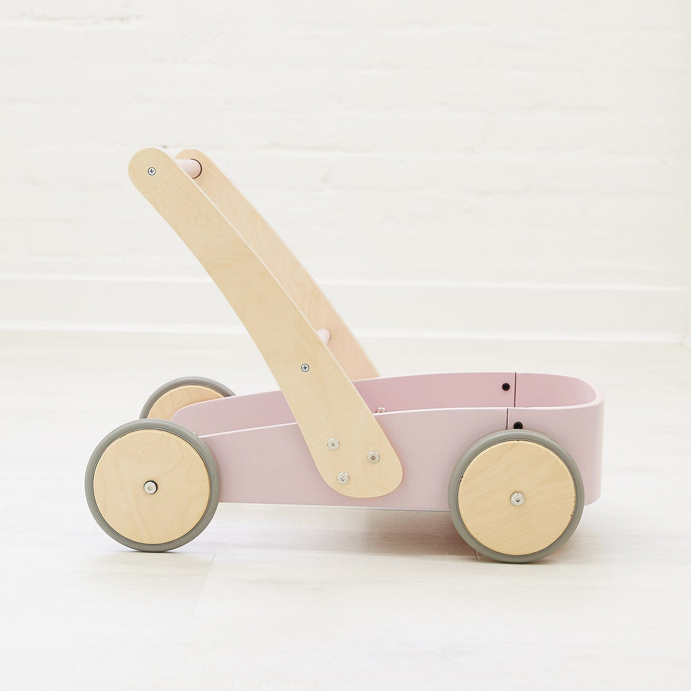 Montessori Baby Walker Soft Pink