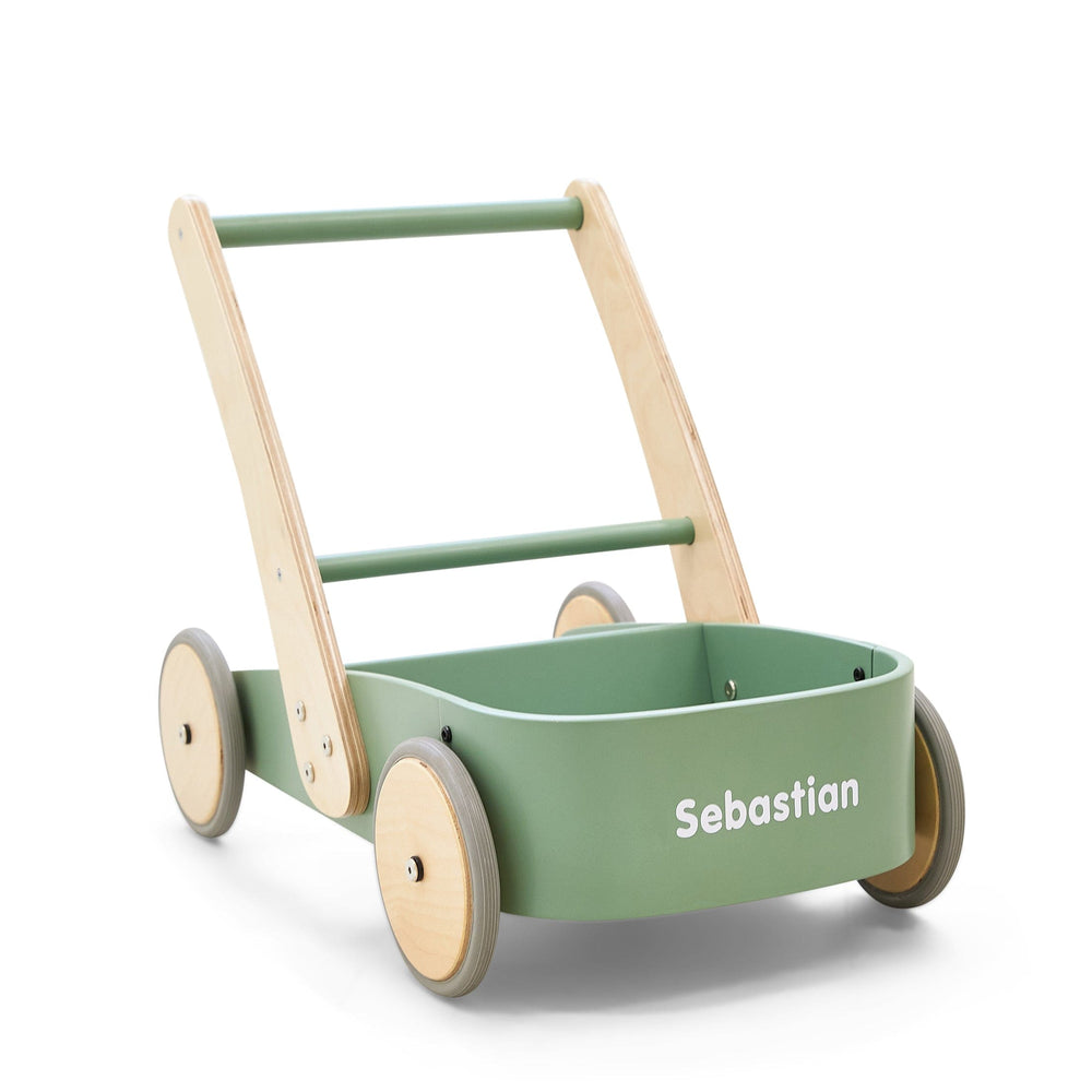 Montessori Baby Walker Olive