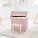 Musical Toy Piano - Matte Soft Pink