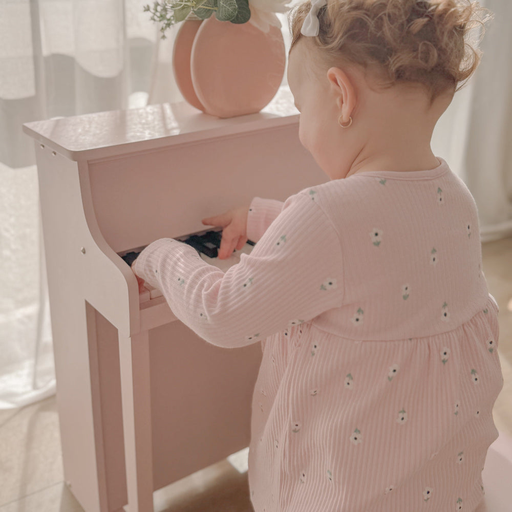 Musical Toy Piano Soft Pink