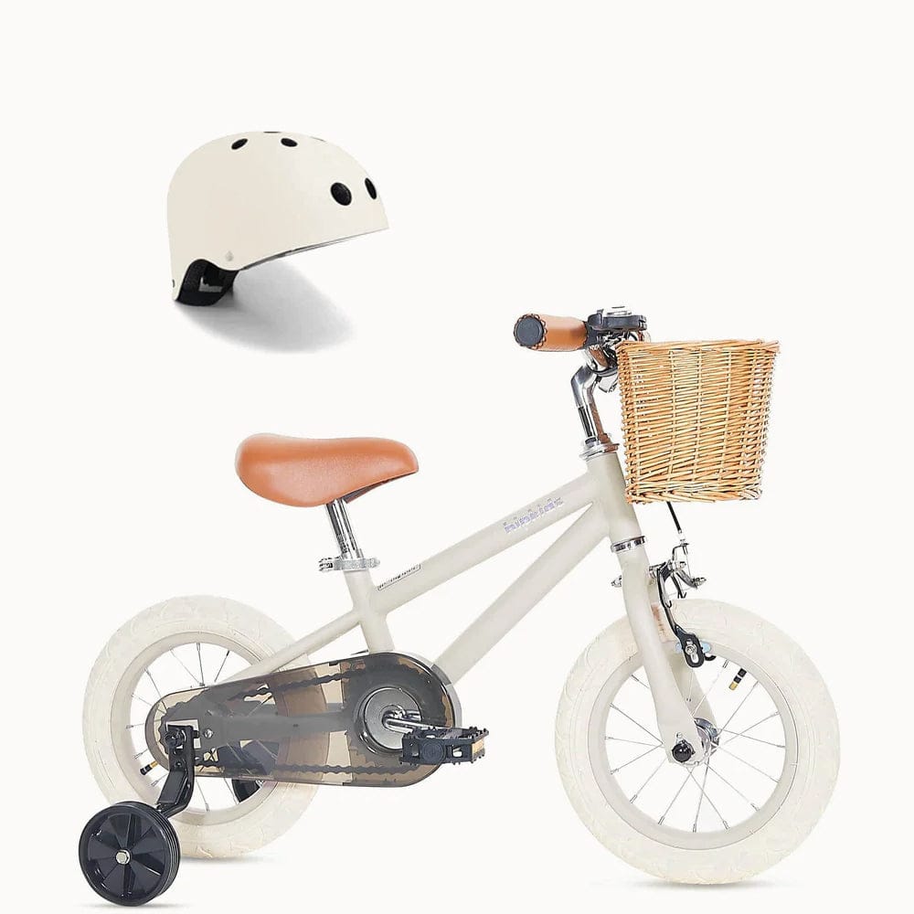 My First Pedal Bike Bundle Vintage White