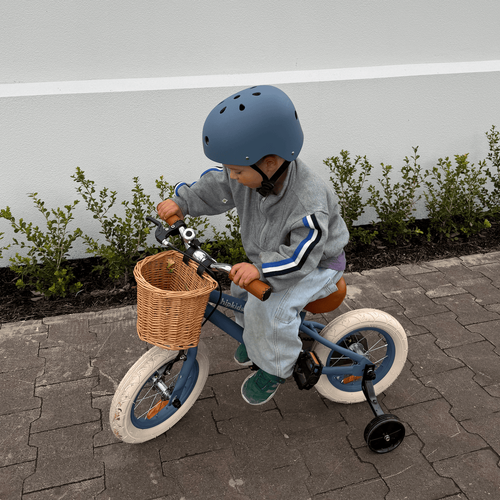 My First Pedal Bike Bundle Steel Blue