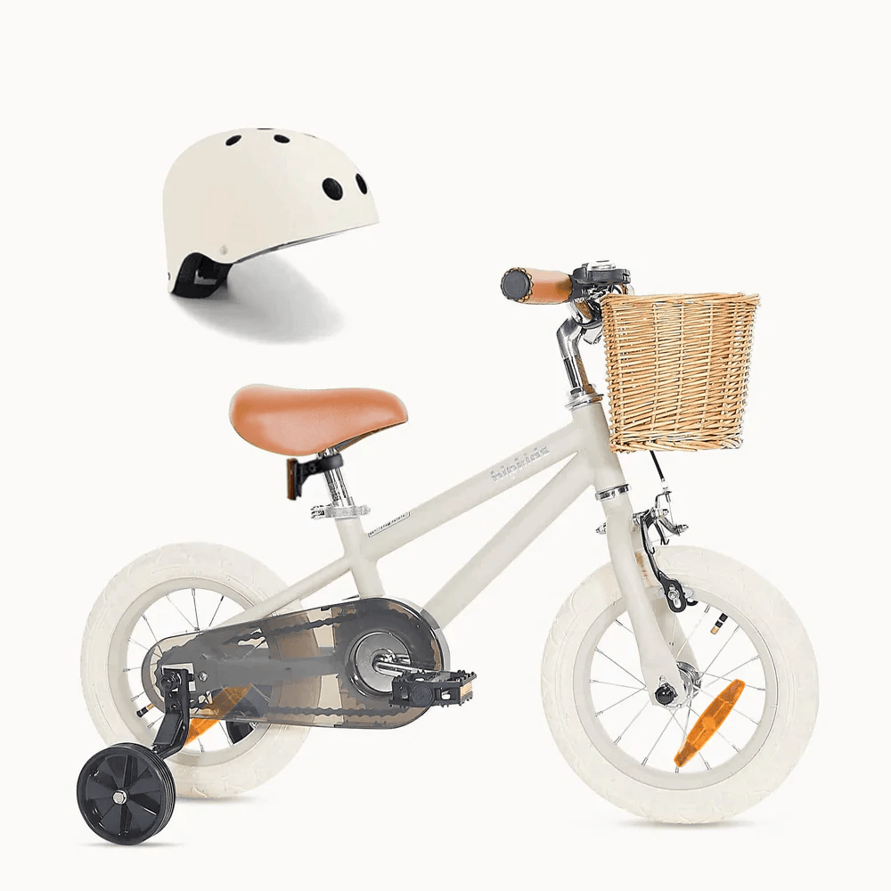 My First Pedal Bike Bundle Vintage White