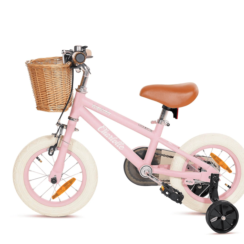 My First Pedal Bike Bundle Blush Pink / Dotty
