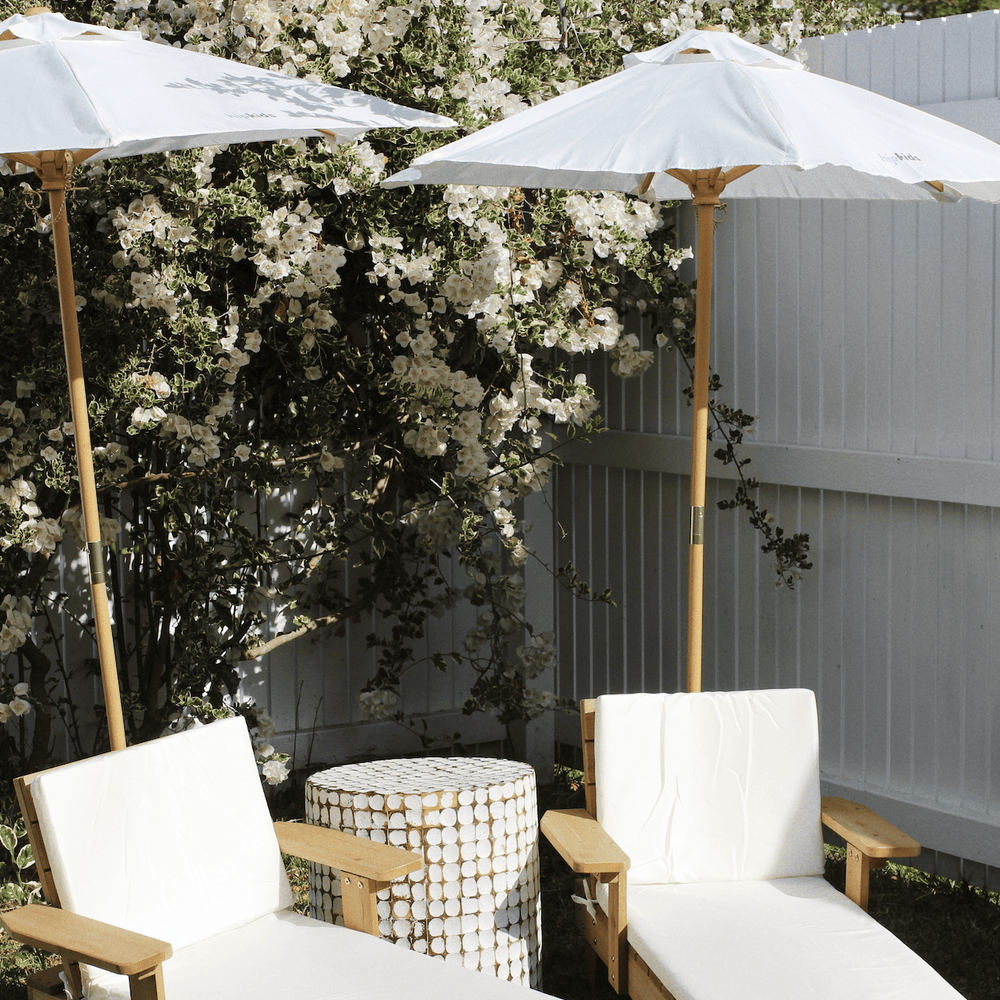 Outdoor Kids Sun Lounge Chair with Umbrella