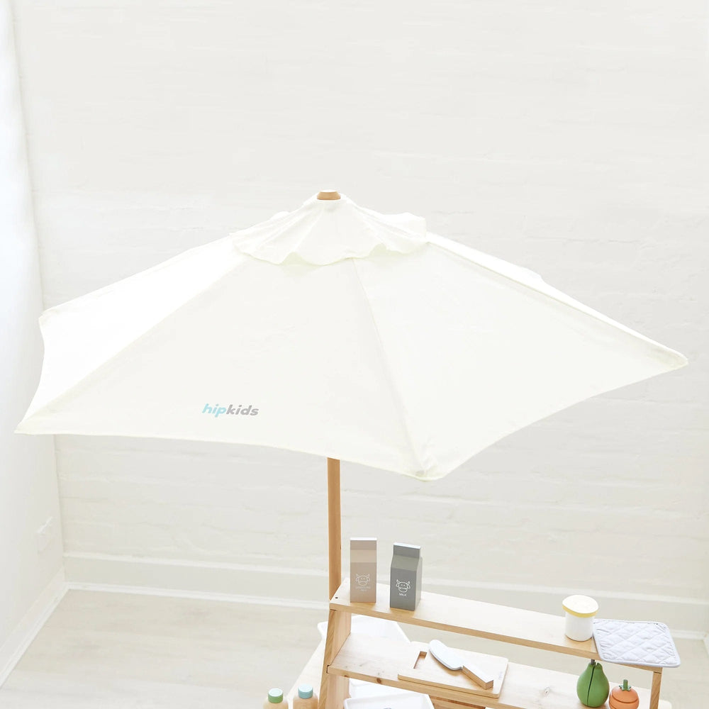 Outdoor Mud Kitchen Cart with Umbrella