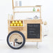 Outdoor Mud Kitchen Cart with Umbrella