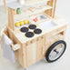 Outdoor Mud Kitchen Cart with Umbrella
