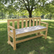 Patio Bench Chair Cushion - 2 PACK Nougat