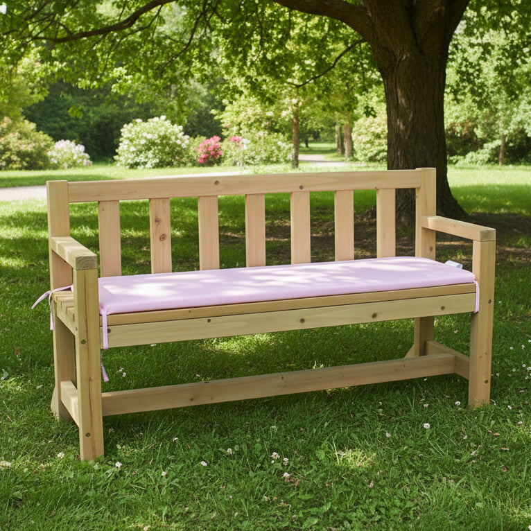 Patio Bench Chair Cushion - 2 PACK Blush Pink