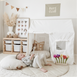 Playhouse Tent with 2pcs BAYLEY Boucle Cushions Bundle Oatmeal