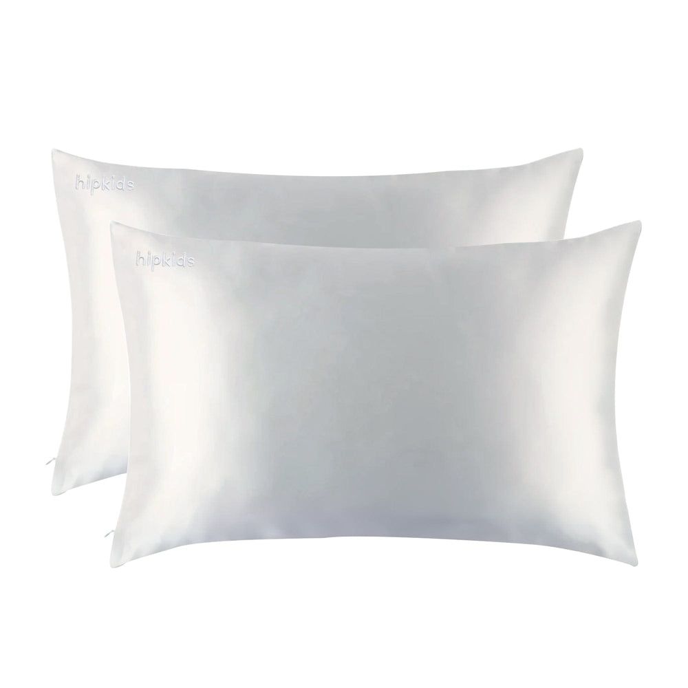 Pure Mulberry Silk Pillowcase 2 Pack White
