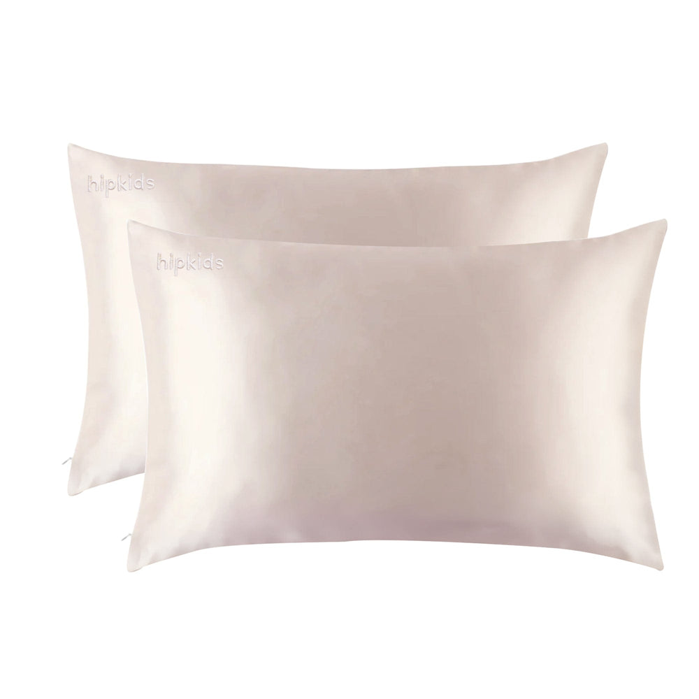 Pure Mulberry Silk Pillowcase 2 Pack Soft Pink
