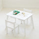 Quinn Lego Table & 2 Chair Set White