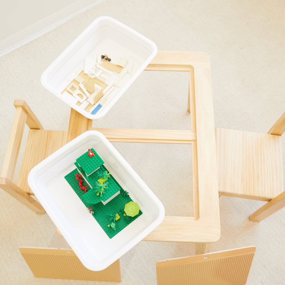 Quinn Lego Table & 2 Chair Set Natural