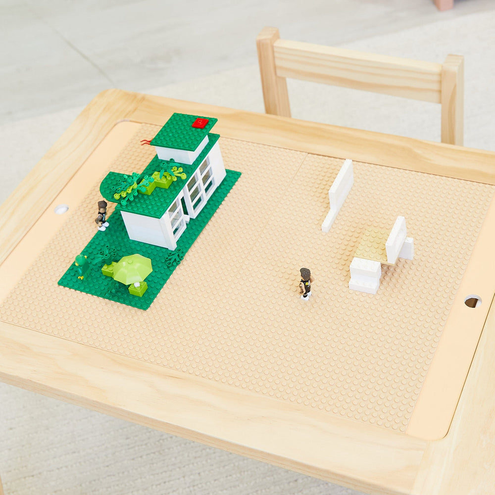 Quinn Lego Table & 2 Chair Set Natural