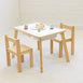 Quinn Lego Table & 2 Chair Set Natural
