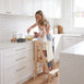 Removable Fabric Toddler Guard - Learning Tower | Ladder Ivory