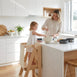 Removable Fabric Toddler Guard - Learning Tower | Ladder Ivory