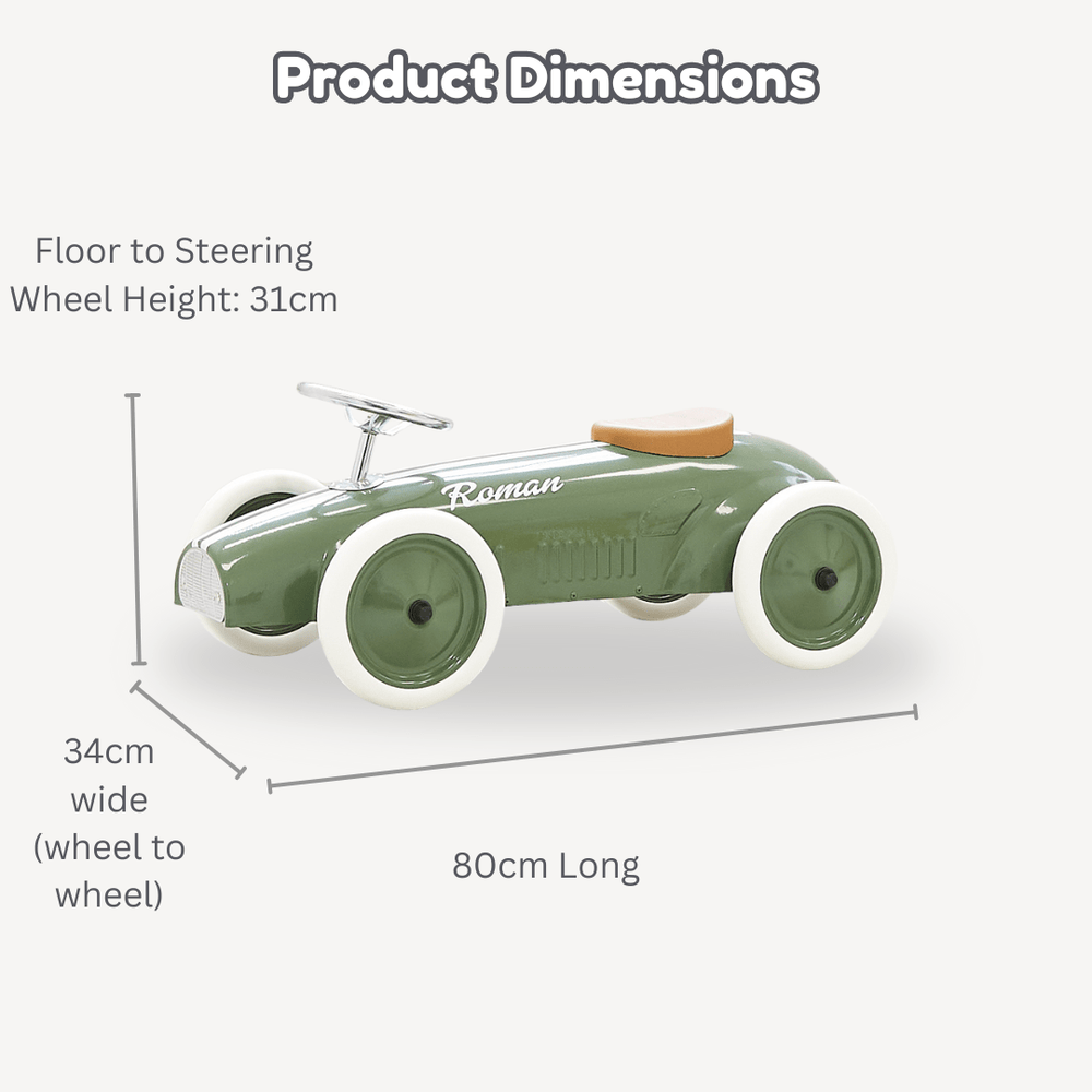Ride On Steel Racer Push Car