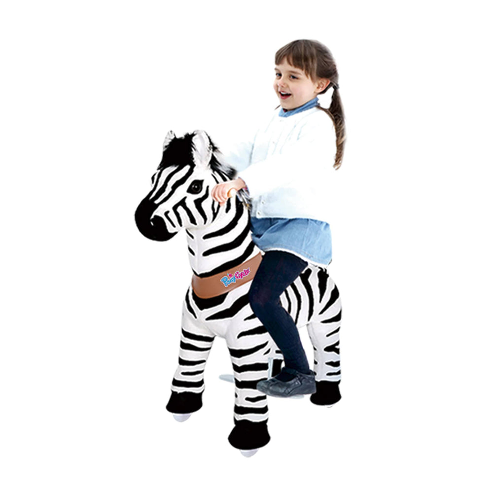Ride On Walking Toy Zebra - Large