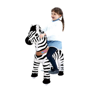 Ride On Walking Toy Zebra - Small