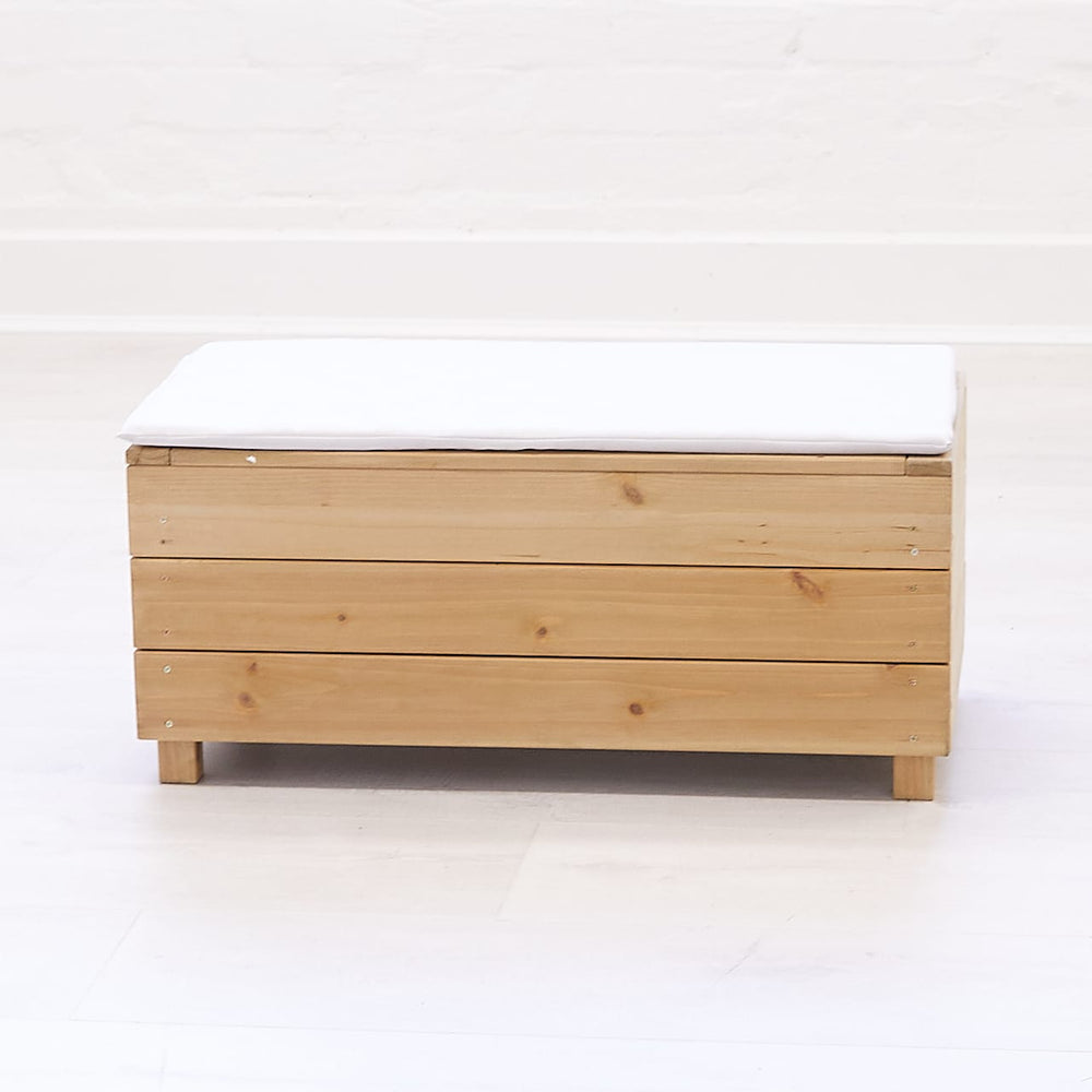 Sand Water Play / Bench with Cushion - Preorder Nougat