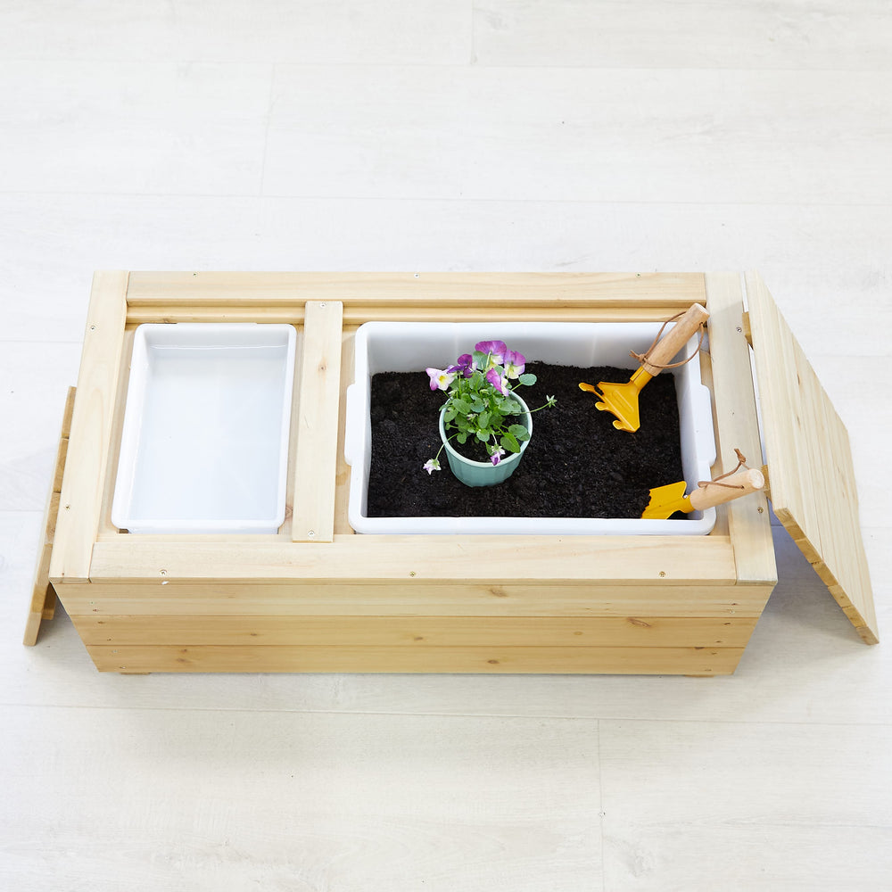 Sand and Water Play Bench with Cushion - Preorder