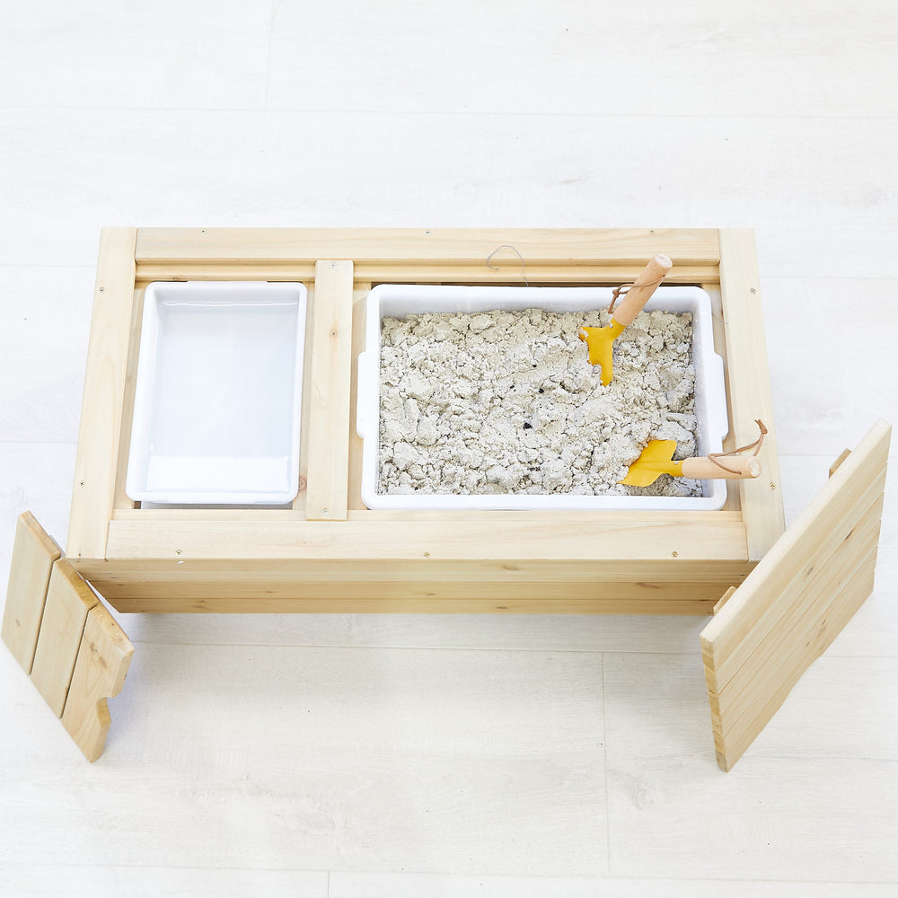 Sand and Water Play Bench with Cushion - Preorder
