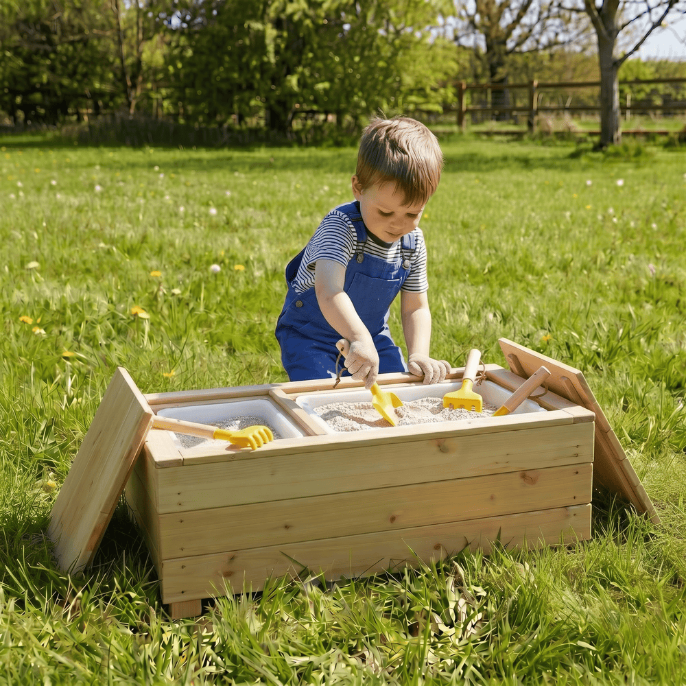 Sand and Water Play Bench with Cushion - Preorder