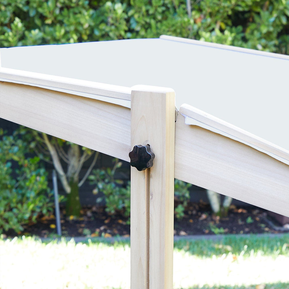 Sand Pit with Adjustable Canopy & Bench Seating - Preorder