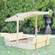 Sand Pit with Adjustable Canopy & Bench Seating - Preorder