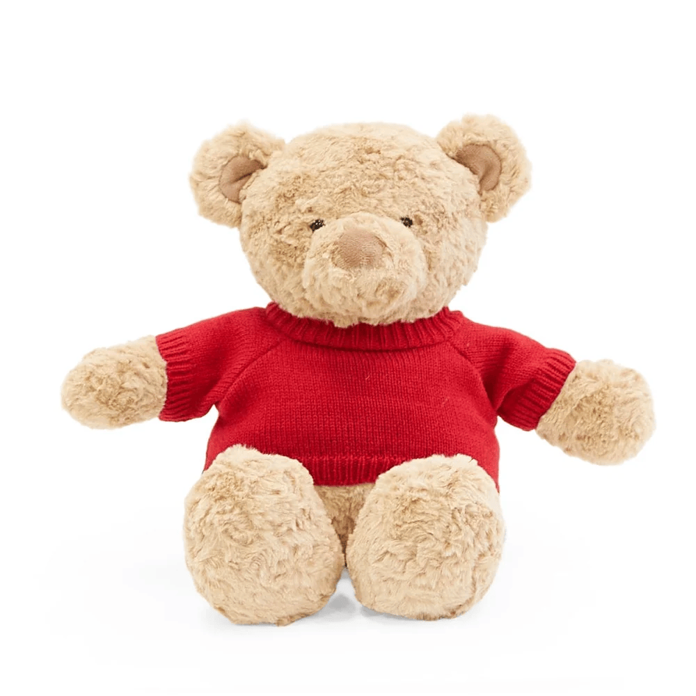 Santa Sack & Biscuit the Bear with Cherry Red Sweater Bundle