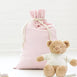 Santa Sack & Biscuit the Bear with Ivory Sweater Bundle Blush Pink