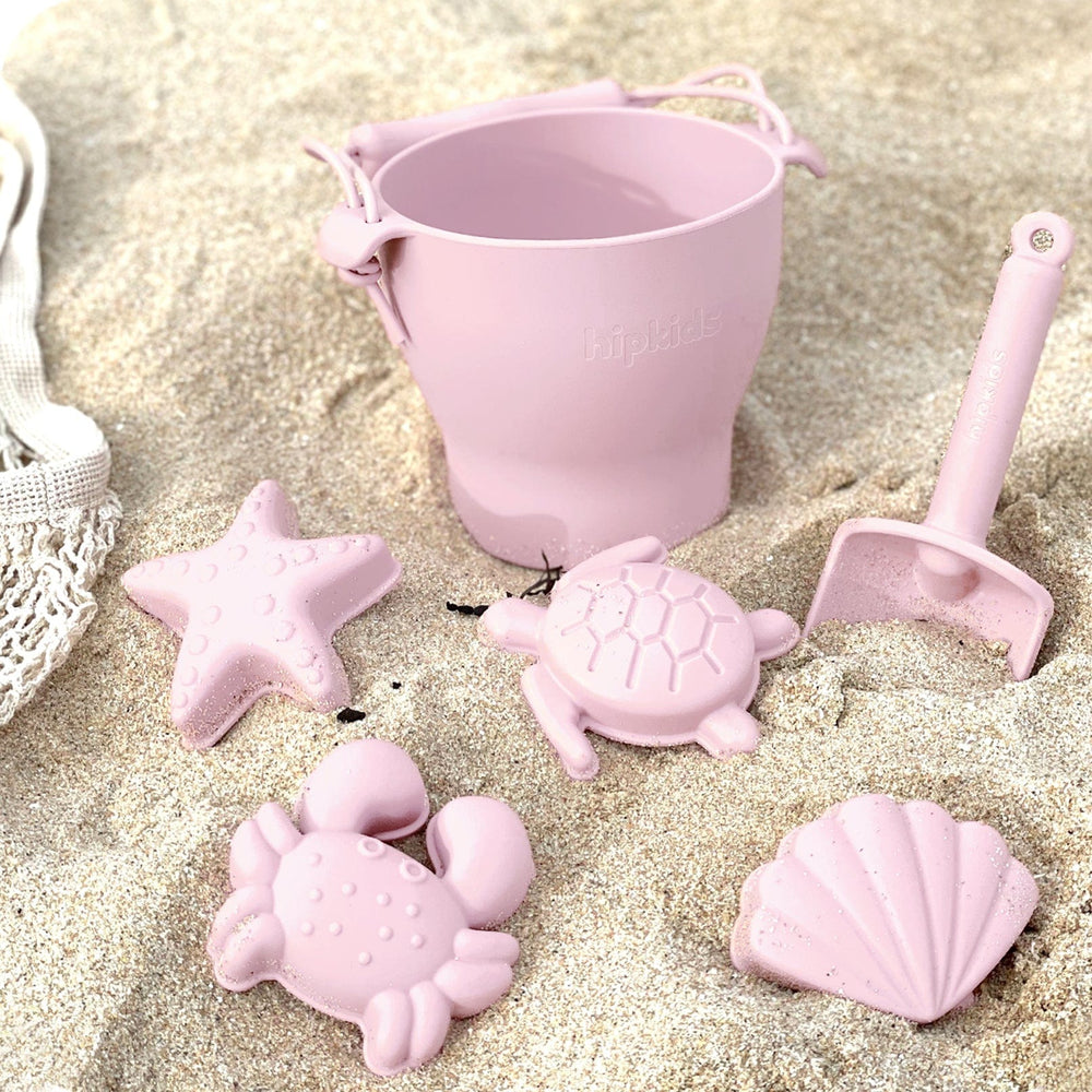 Silicone Sand Play Set Pink Lemonade