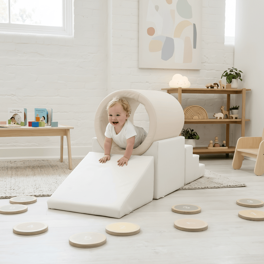 HipKids Soft Play Gym Ivory / Nougat