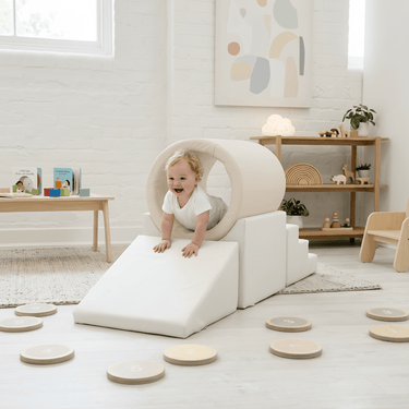 HipKids Soft Play Gym Ivory / Nougat