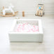 Square Ball Pit with 200 Balls Ivory Ball Pit Pale Pink Balls