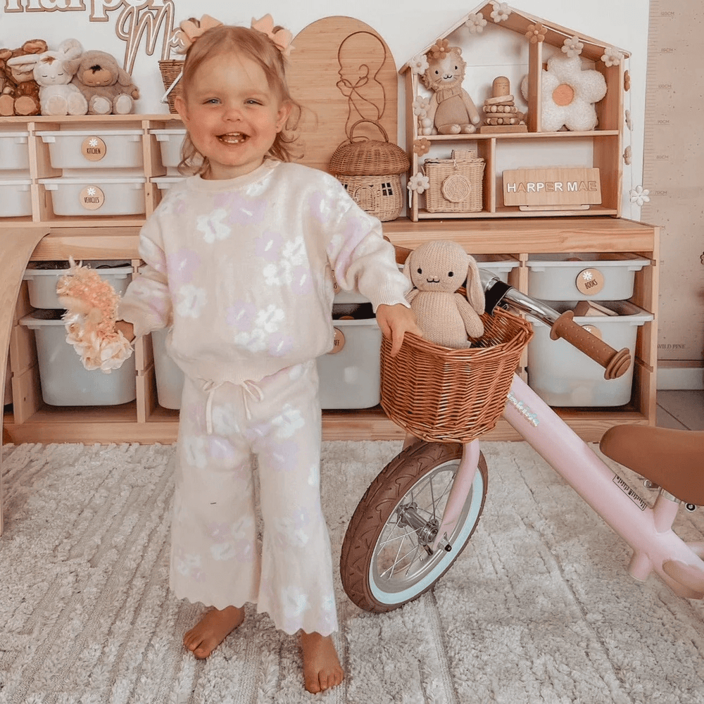 Steel 2 in 1 Trike with Carry Strap Bundle Blush Pink