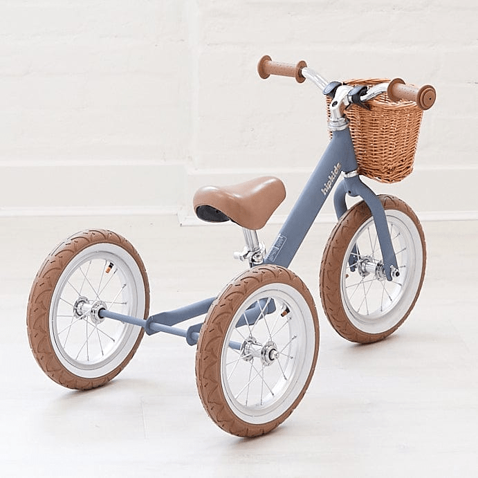 Steel 2 in 1 Trike with Carry Strap Bundle Steel Blue