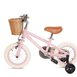 Steel Pedal Bike with Carry Strap Bundle Blush Pink