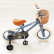 Steel Pedal Bike with Carry Strap Bundle Steel Blue