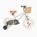 Steel Pedal Bike with Carry Strap Bundle Vintage White